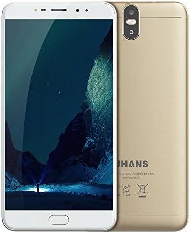 UHANS MAX 2 Smart Phone 4G Unlocked 6.44 Inch FHD Screen Android 7.0 MT6750T Octa-core 4GB RAM+64GB ROM Rear Camera 13.0MP+2MP Front Camera 13.0MP+2MP 4300mAh Fingerprint Mobilephone