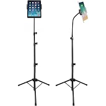 Supporto Treppiede Per IPad Elitehood - Regolabile Da 20 A 61 Pollici, Rotazione 360° - Include Clip Per Telefono - Compatibile Con IPad Pro 12.9/11, IPad Air E Tablet 9.5-14.5''