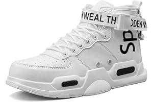 FUSHITON Scarpe Hi-Top da Uomo Moda Sneaker Bassa Sneaker da Corsa Scarpe Sportive da Passeggio per Fitness