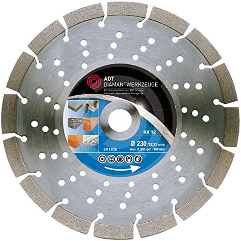 RX 12 Super Premium Laser Welded Diamond Cutting Disc Diameter 115 mm 22.2 mm Hole