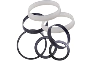 Schläfer 1895 - Assortiment Dichtungssatz für Gerüchsverschlüsse, Geruchverschlüsse-1 1/2 Zoll und 1 1/4 Zoll, Für Tauchrohre von Waschtisch-Siphons, Universell einsetzbare Gummi-Keildichtung