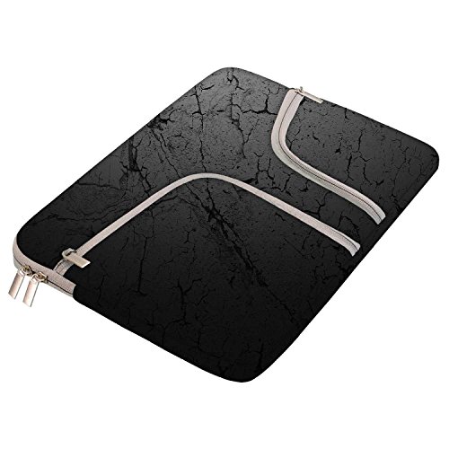 Schwarz Duster Wand 15 bis 15,6 Schutz Neopren mit Tragetasche aus Tasche für MacBook Pro 15/Macbook Pro 15 Touch Bar & 35,6 cm Acer Dell HP Lenovo Chromebook - 4