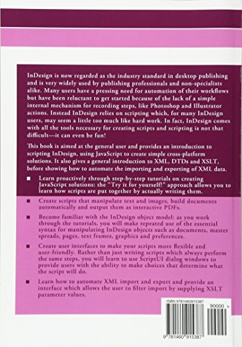 Livres Couvertures de InDesign CS5 Automation Using XML & JavaScript