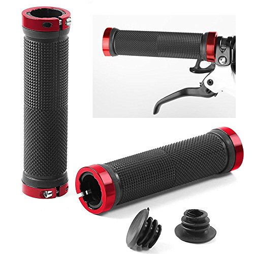 Yahee Lenkergriffe Lenkstangen Schraubgriffe Fahrradgriff für Fahrrad MTB 2 Farbe - 3