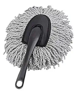 Mopslik - Small Anti Scratch Microfiber Car Duster Mop Brush For Car Interiors and Exteriors