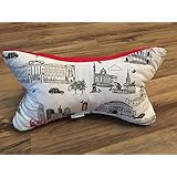 Leseknochen Nackenstütze Nackenrolle Buchstütze Relaxing Neck Pillow Tabletstütze Lagerungskissen London England