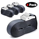 4 Pack 5 Meter Gurte mit festen Clips, 1 