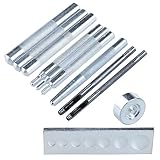 Malayas Kit de 11 Herramientas de Remachar para Instalar Remache Botones de...
