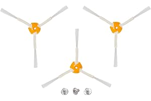 Typicshop Spazzola Rotante Laterale per Aspirapolvere Robot - Spazzole Compatibili con iRobot Roomba - per Modelli Serie 500, 600 e 700, Facile Montaggio - con Viti e Sacchetto con Zip - Pacco da 3