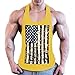 Produktbild BHYDRY Herren Sommermode Flag Druck elastische ärmellose Fitness Weste Bluse Tops