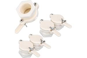 HunterBee 5 Stück honighahn abfüllanlage Honig Tor ventil，hahn Bienenzucht，honigtorventil Kunststoff Honig，ventil Bienenzucht Werkzeug，imkereiausrüstung zubehör