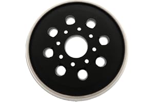 BIGCHEER 125mm Schleifteller passend für Bos-ch PEX 220 A,GEX 125-1 AE,PEX 220 AE, Skil 7402/7490(für Farbe, Kitt, 8 Löcher, Zubehör für Exzenterschleifer)