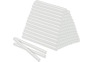 LILIIN 2 kg Hot Glue Sticks Hot Glue Sticks 11 x 200 mm Glue Sticks DIY Replacement Sticks for Standard Hot Glue Gun (Semi-Transparent Pack of 100)