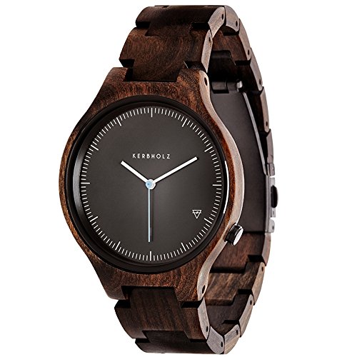 Kerbholz Herren-Armbanduhr Lamprecht Analog Quarz Holz 0705184599516 Kerbholz Herren-Armbanduhr Lamprecht Analog Quarz Holz 0705184599516
