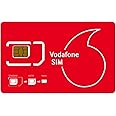 Vodafone UK SIM, LTE, Activate in UK, Rechargeable, Not Expired, Social Media Verification