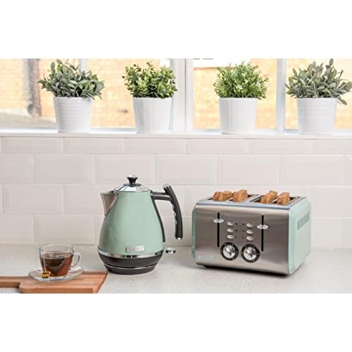 Haden 183774 Cotswold Sage Green 4 Slice Toaster