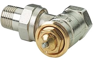 Oventrop - Corps de robinet equerre 15x21 DN15 serie AV6 a prereglage raccordement filete M30x1.5 capuchon de protection blanc 1183764