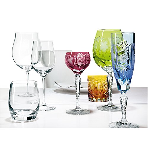 Spiegelau & Nachtmann, Weinglas mit Schliffdekoration, Kristallglas, 230 ml, Traube, 0035949-0, Bernstein, Gelb/Braun - 2