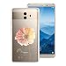 Produktbild Yokata Huawei Mate 10 Hülle Transparent Weiche Silikon Handytasche Handyhülle Schutzhülle TPU Handy Tasche Schale Etui Weich Silicone Bumper Ultra Dünn Slim Durchsichtig Premium Kratzfest Kreative Motiv Muster Clear Backcover Schutz für Huawei Mate 10 Case Cover - Blumen
