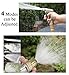 FANHAO Garden Hose Spray Gun with Full Brass Nozzle, Zinc Alloy Heavy Duty Metal Hand Sprayer, High Pressure Spray Watering Gun, for Car & Pet Washing/Watering Lawn and Garden/Sidewalk Cleaning