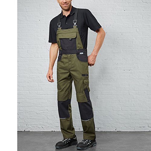 PIONIER WORKWEAR Herren Latzhose Resist 1 in oliv (Art.Nr.9471) - 7