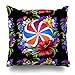 Produktbild tgyew Throw Pillows Covers for Couch/Bed 18 x 18 inch,Armenian Eternity Home Sofa Cushion Cover Pillowcase Gift Decorative Hidden Zipper Cotton and Polyester Summer Beach Sunlight