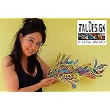 PAPAGEIENFISCH. FURNISHING WALL OPERA D ‚MODERN ART UNTERZEICHNET ITALDESIGNFOGLIARO FRAMEWORK CONTEMPORARY ART