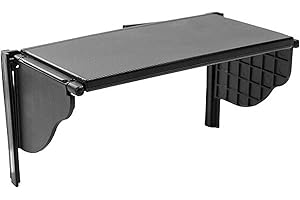 SHENRONGTONG Visiera parasole per navigatore GPS, parasole per visiera di navigazione, copertura per parasole GPS, scudo antiriflesso GPS automatico Cappuccio parasole per navigazione GPS espansivo per navigatore