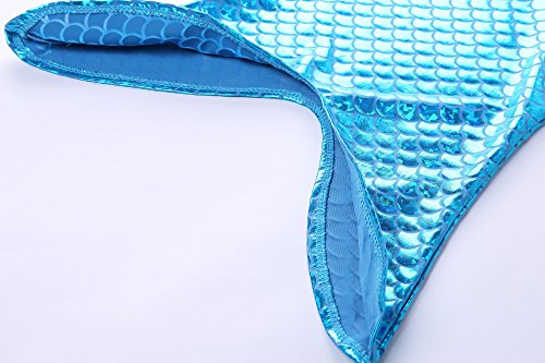 Pettigirl niedlich Mädchen Meerjungfrau Schwimmanzug 3-Teile-Set Bikini Kostüm Badeanzug - 5