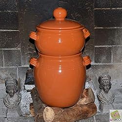 Couscoussier de cuisson en terre cuite - Très grand modèle