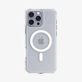 Spigen iPhone 16 Pro ile Uyumlu MagSafe Kılıf Crystal Hybrid Mag Fit Sararmaya Dayanıklı Beyaz Şeffaf Kapak - ACS08162 (Spige