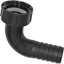 Produktbild von MegaHaustechnik 90° Winkel PP-Fitting 1 1/2 Zoll IG X AG – DN40, Trinkwassergeeignet, Für PE/PVC-Rohre