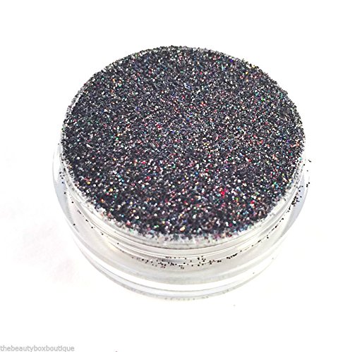 Glitter Pot - GH23 Holographic Black Glitter Eye Eye shadow Nail Art Face And Body