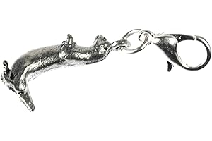 Miniblings mer Loutre loutres loutres Argent rivière Charm - Bijoux Fantaisie Main argenté Pendentifs - breloque Pendentif - Pendentif pour Bracelet