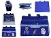 Glitter Collection (TM) Baby and Mom Bag multi-purpose bag, travelling bag,carry bag with bottle case ,Blue BOMBAY01 RS.449.00