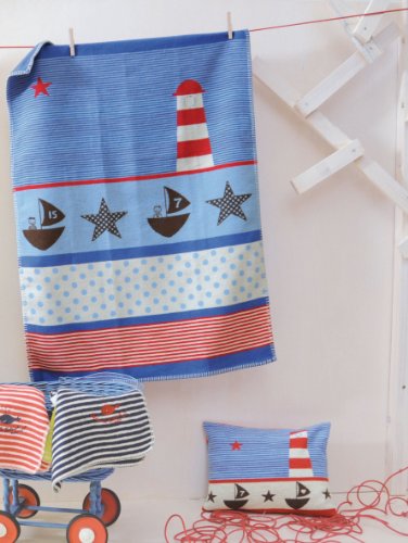 David Fussenegger 87312065 Lena Kissen (GOTS) – Leuchtturm, circa 40 x 30 cm - 2