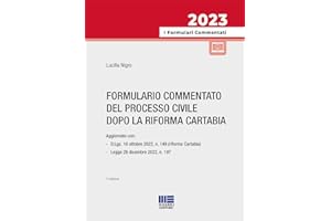 Formulario commentato del processo civile dopo la Riforma Cartabia