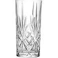 RCR Cristalleria Italiana S.p.a. Linea Melodia | Bicchieri da Acqua e Cocktail in Vetro Moderni Set 6 Bicchieri di Cristallo 