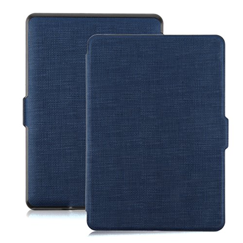 Tsing Kindle Paperwhite Hülle, Smartshell Case Kompatibel für Alle Kindle Paperwhite Die dünnste und Leichteste Schutzhülle (für Alle Vorgängermodelle von 2012, 2013, 2014 und Den Neuen Kindle Paperwhite 2015) (Blau) - 2