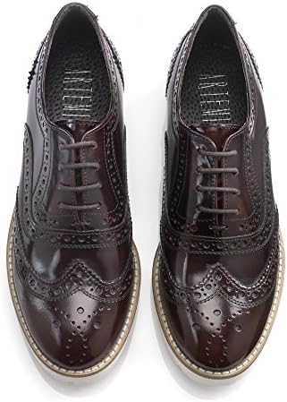 Artemisia Aija, Brogue Woman, Oxford Classic, Burgundy, 37