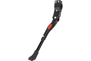 ABN Finest Rear Bike Kickstand Bicycle Kick Stand Single Floor Adjustable Upright for Mountain Road, Kids MTB E-Cycle Bikes Upto 22–28" Wheel Size