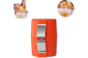 AJUYOL Apriscatole per gusci d'uovo, Taglia-gusci d'uovo sodo Migliorato, sbattitore per Uova Crude, Taglia-Uova Multifunzione Portatile, sbuccia-Uova (Red)