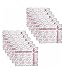 Kuber Industries™ Printed Non Wooven Saree Cover Set of 12 Pcs (White) RS.399.00