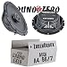 Produktbild Audi A4 B6/7 Seat Exeo - Ground Zero GZIF 6501FX - 16cm Lautsprecher Koax flach - Einbauset