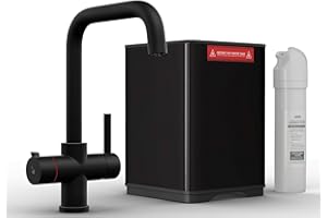 FOHËN Fohen Fahrenheit Matt Black 3-in-1 Instant Boiling Water Tap