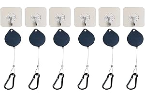 Orzero [6 Packs] Ersatz für VR Cable Managment, Deckenaufhängesystem Adhesive Haken für PS VR2 /HTC Vive/HTC Vive Pro/Rift/Gear VR/Google Cardboard Virtual Reality Headset/Wired VR zubehör