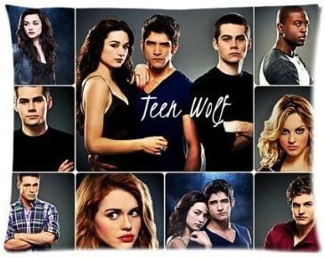 Home Textiles X Pillowcases Cover Fashion Unique Teen Wolf Dylan OBrien &Tyler Posey &Crystal Reed Design Pillowcase Cover Cushion Custom Zippered Pillow Cases 20x30 (one side)