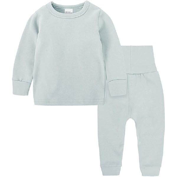 BUYKUD Kinder Thermounterwäsche Set – Langarm-Shirt & Tights, Kompression, 92% Polyester, 8% Spandex
