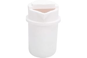 HILILAND 1 Kg de Creuset de Fusion de Quartz, Moule de Coulée avec Couvercle, Outil de Raffinage de Fusion de Platine et D'or Argent