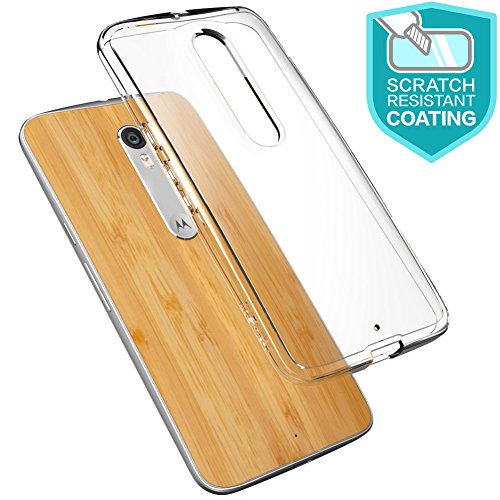 Motorola Moto X Style   Pure Edition  2015 Release  Case  i-Blason Scratch Resistant  Halo Series  Clear Case   Cover   Carcasa   Caja   Funda  Clear 